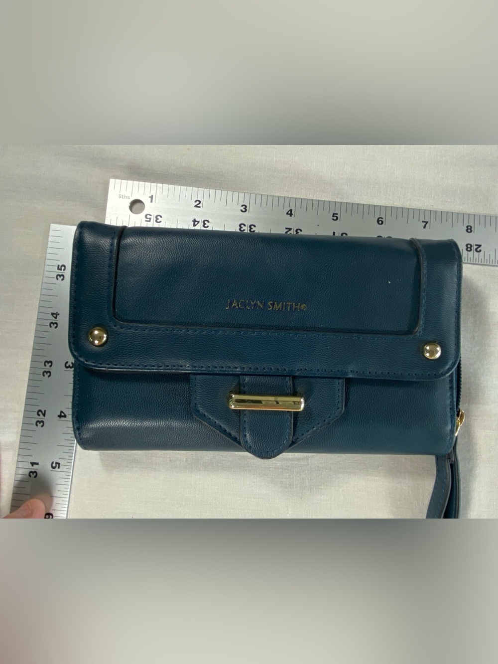 Jaclyn Smith Navy Blue Ladies Billfold Wallet